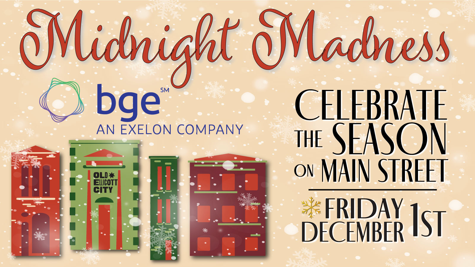 Midnight Madness - In Old Ellicott City - December 1st